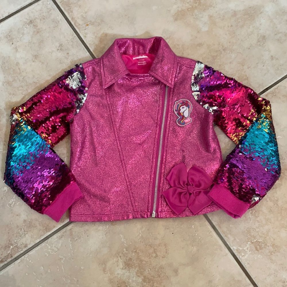 Girls Nickelodeon JoJo jacket size 4/5 XS